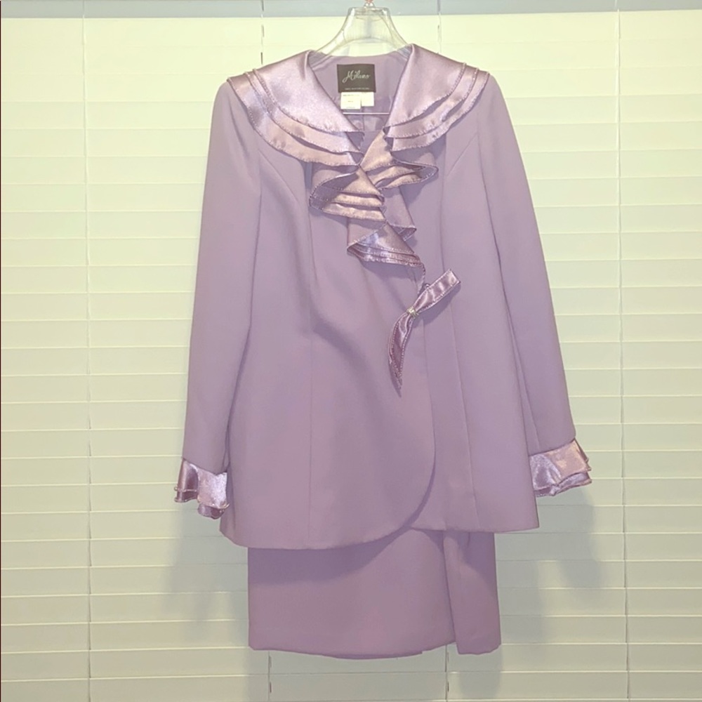 Lavender Skirt Suit